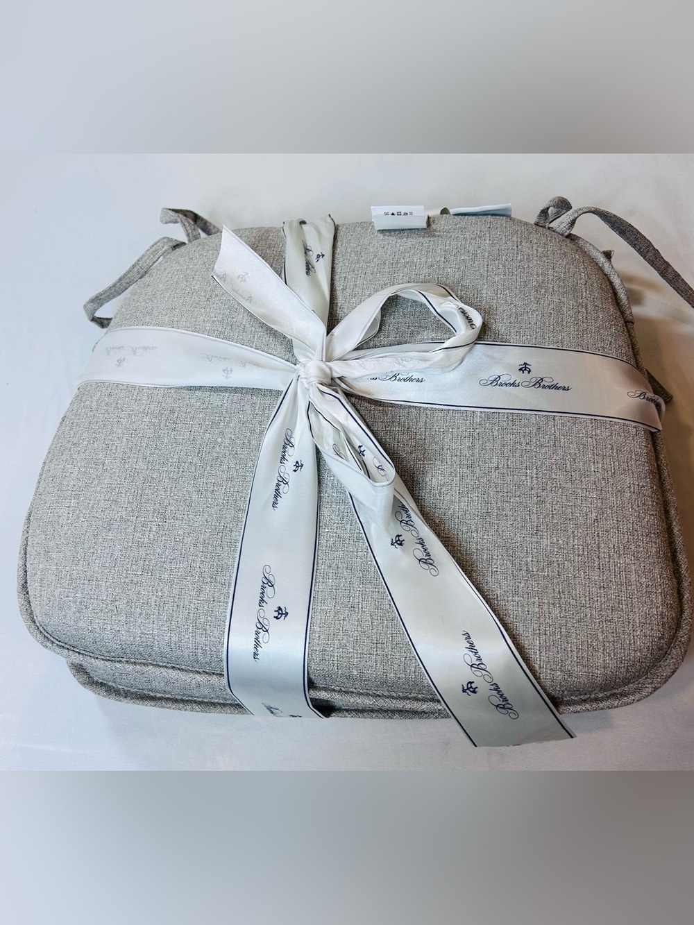 Brooks Brothers Light Gray Seat Cushion NWT